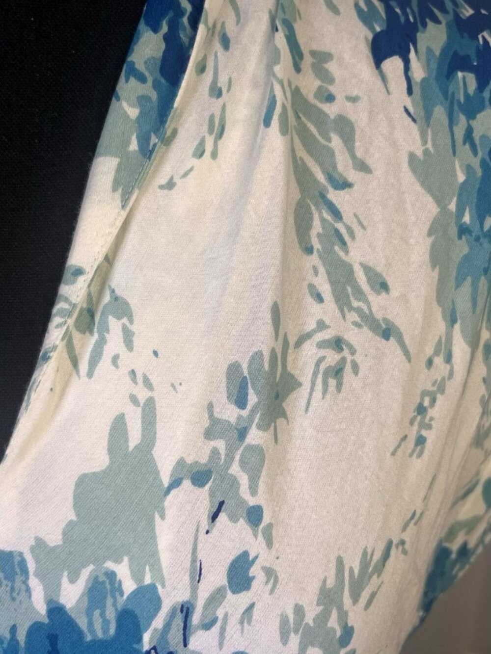 Anthropologie Maple Anabelle Dress Sz 10 Halter Neck Hydrangea Floral Fit & Flar - Picture 3 of 11